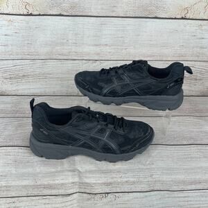Asics Gel-Nunobiki Mens Sz 7.5 Trail Shoes Black Obsidian Grey